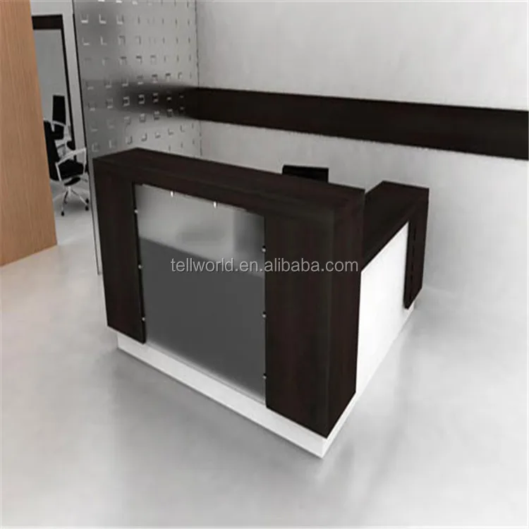 Commencial Reception Desk Black Comptoir De Reception Pour Cabinet Dentaire