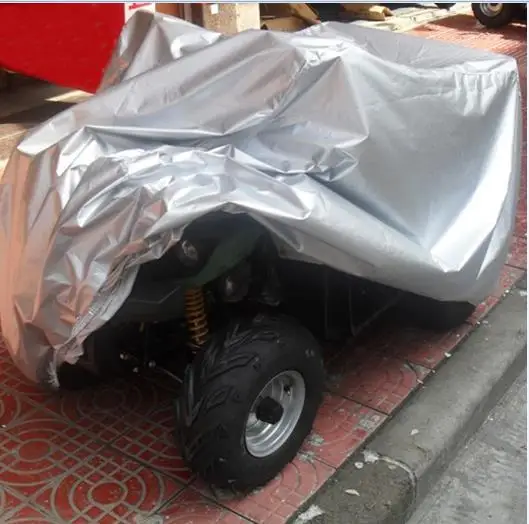 High quality car Quad Bike motorcycle Cover Outdoor Sun UV Dust Rain Protection atv cover waterproof fit for Kawasaki