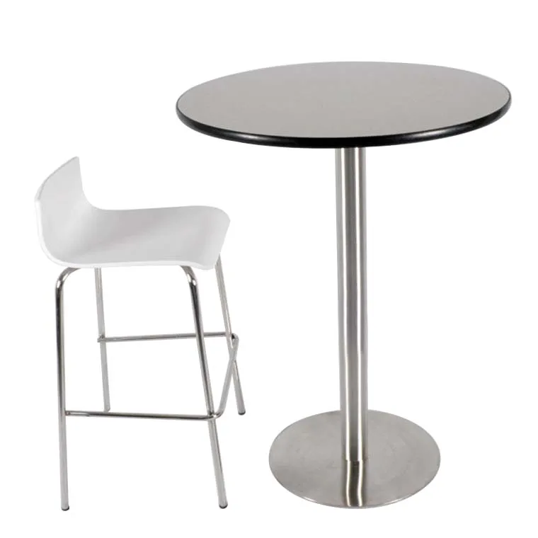 Bar Furniture Metal High Bar Stool Chair Bent Wood Stainless Steel Fashionable Modern Dining Chairs Panel Kitchen Chairs Steady
