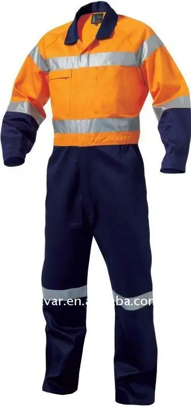 men custom high visibility uniform industrial coal mining workwear Construction Coverall Clothing