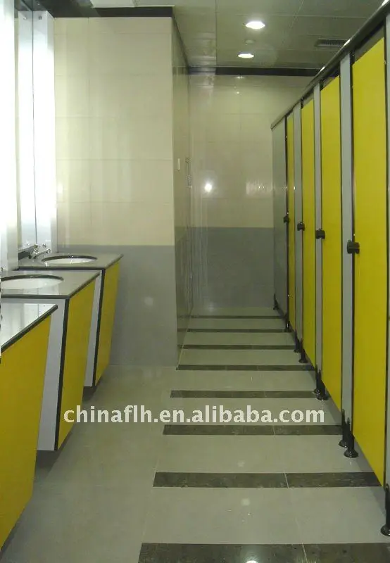 High quality and low price hpl panel cubical toilet cubicle partition 12mm thick gray Changing Room Partition