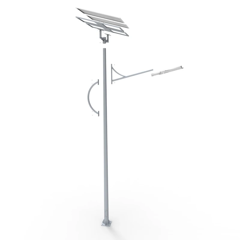 
Hot-dip-galvanized Steel Pole Manufacturer outdoor lamp post Factory street light poles 