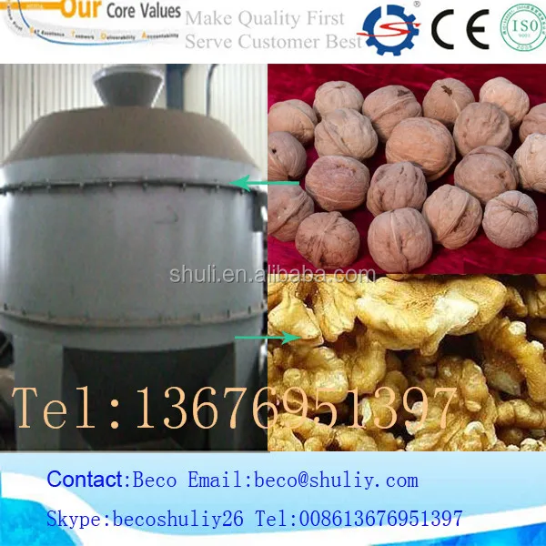 nut cracker for walnut pecan/walnut peeling machine