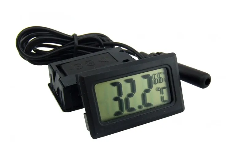 Mini digital temperature thermometer hygrometer for vivarium reptile