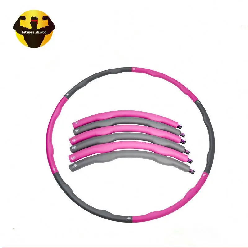 RAMBO Hot Sale Two Colors Diy Split Joint Fitness Children Sports Hula Hoops