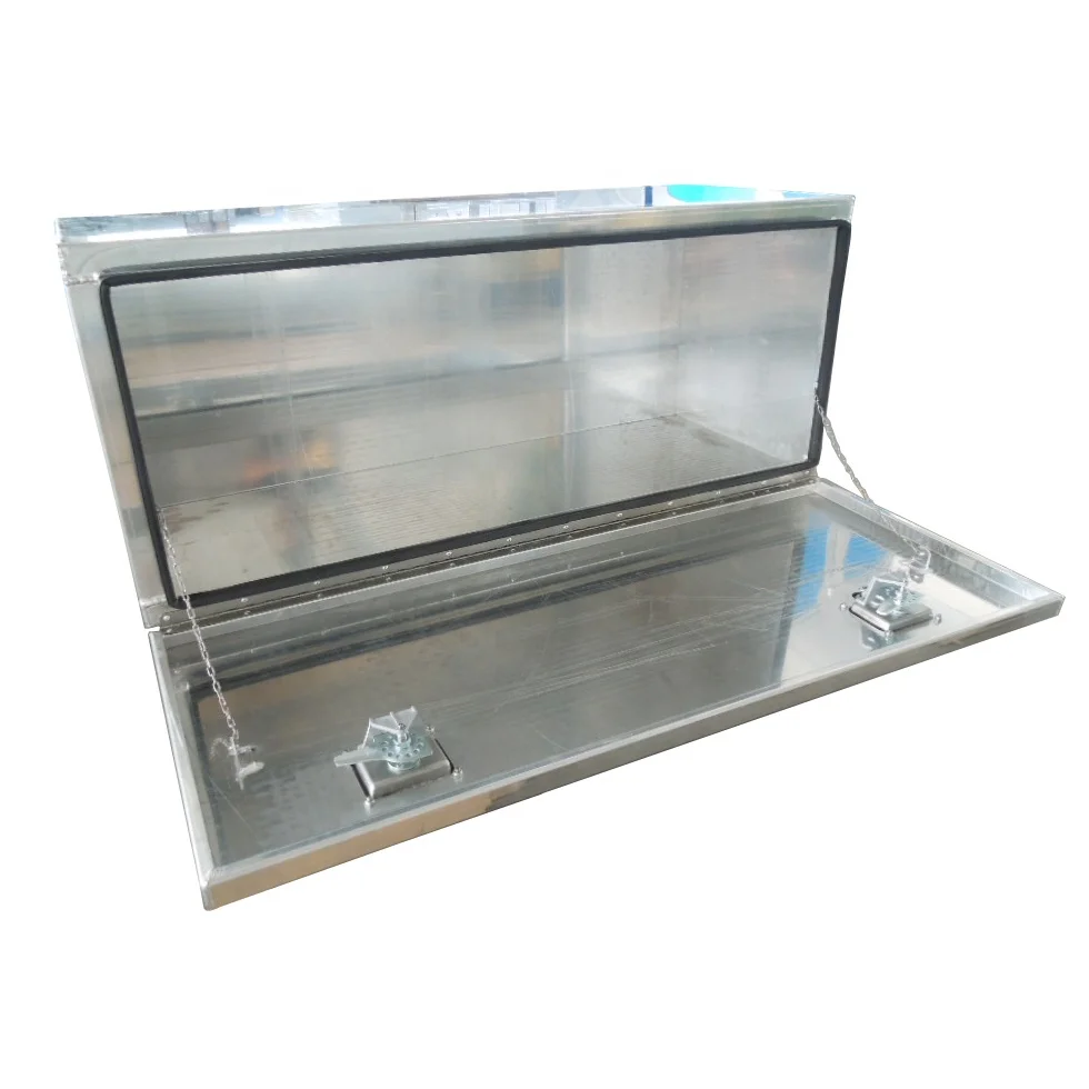 Smooth Aluminum Underbody Toolbox with Stainless Steel Lid
