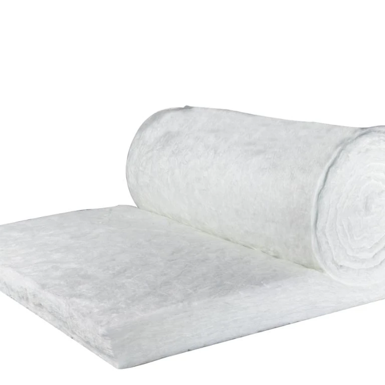 
Shenzhou Thermal Insulation Formaldehyde-free Glass Wool Rolls Thermal Insulation White Fiberglass Soundproof Glass Wool Felt 