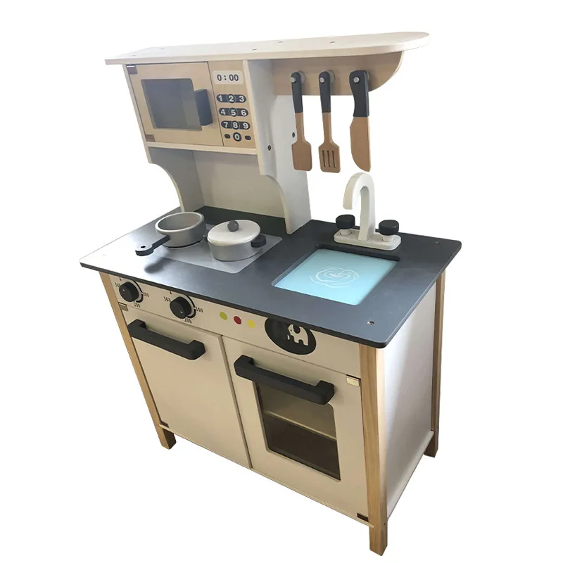 Новый дизайн, европейский стиль, C игровой набор для детей, кухонный набор, ролевые игры, деревянные игрушки для детей EN71