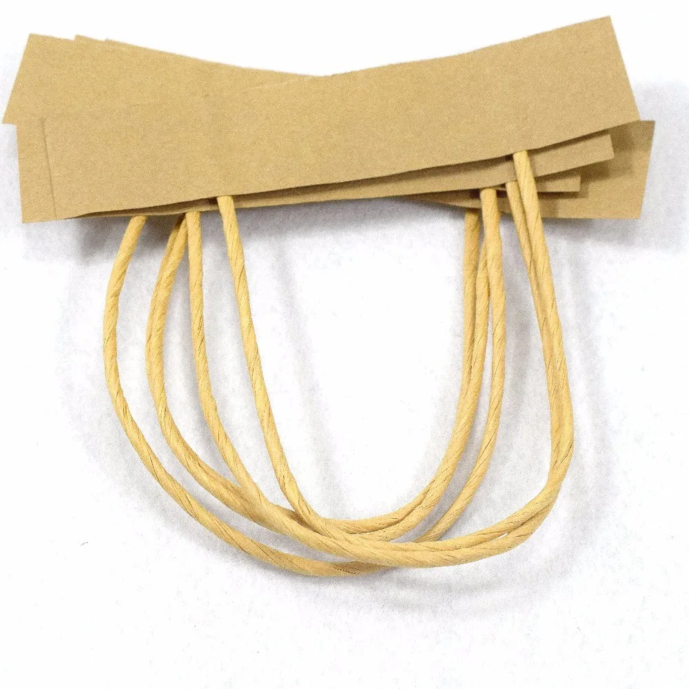 Factory price customized twisted  paper bag rope handle rope