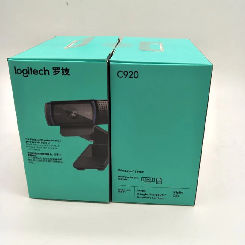100% HD оригинальная веб-камера Logitech C920 1080p