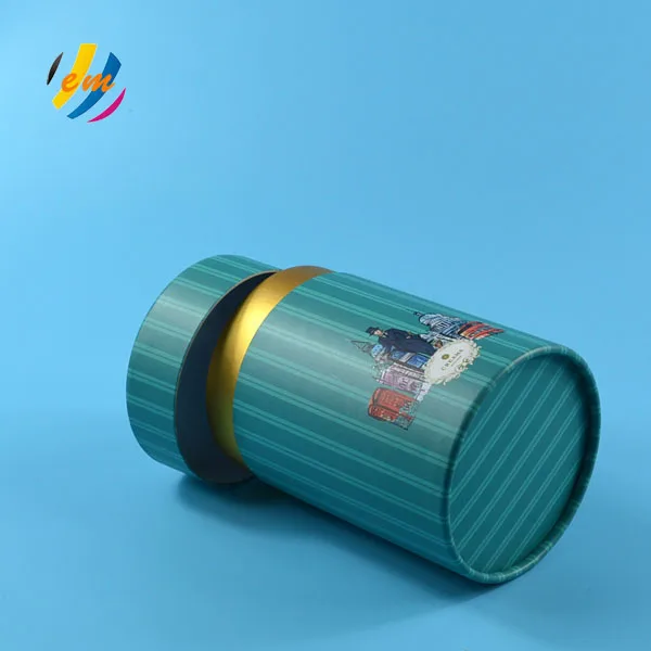 Новый дизайн, изготовленный на заказ, печатный бумажный тубус для упаковки подарков