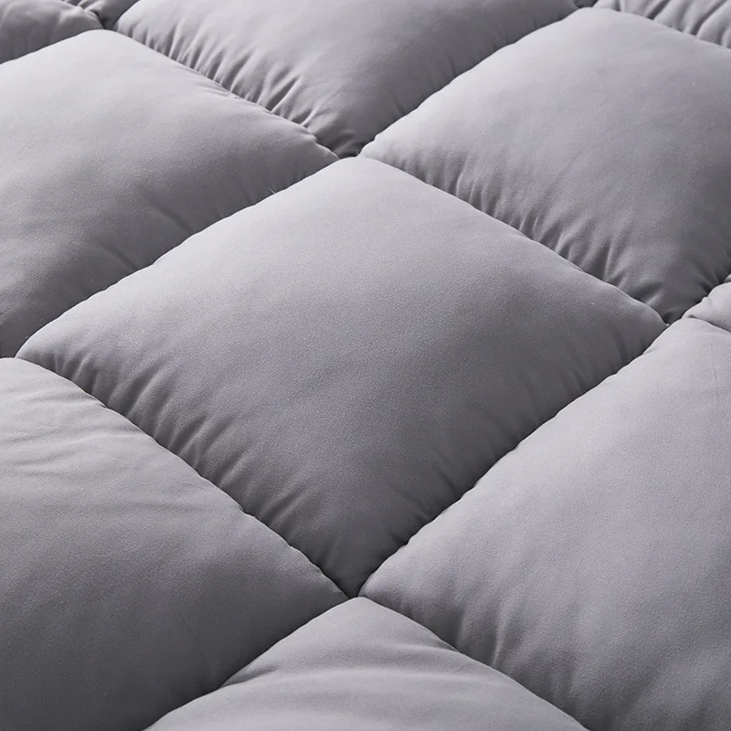 Customer designs foam 100% polyester feather mattress topper supports OEM and ODM