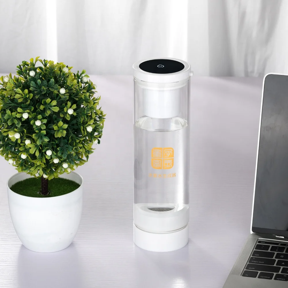 7.8hz Molecular resonance glass water bottle hydrogen water generator healthy beauty water for drinking wash spray face skincare