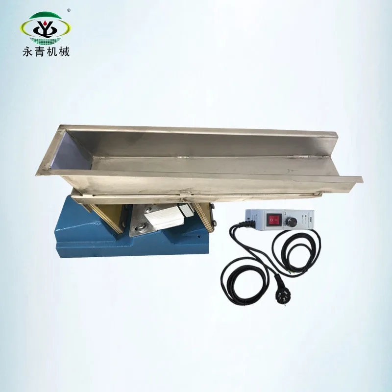 small Electromagnetic vibrating powder feeder with hopper tray