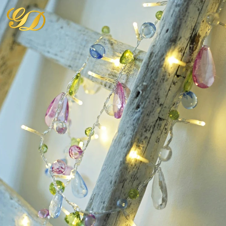 
Home/Wedding/Party Decoration CE RoHS Battery Operated 20 LEDS Beads Led String Light 