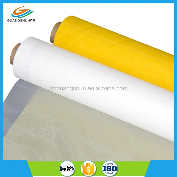 Polyester monofilament plain weave 38~350 mesh silk screen printing mesh