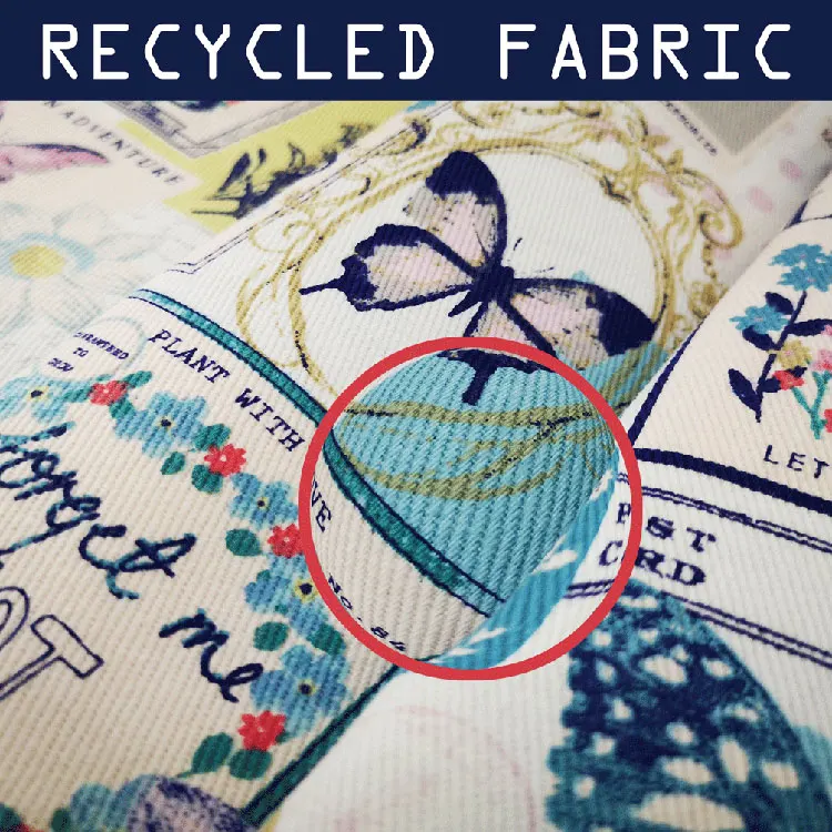 High Quality Recycled Canvas Fabric Eco-Friendly Durable Backpack Fabric RPET Washed Waterproof Canvas Fabric