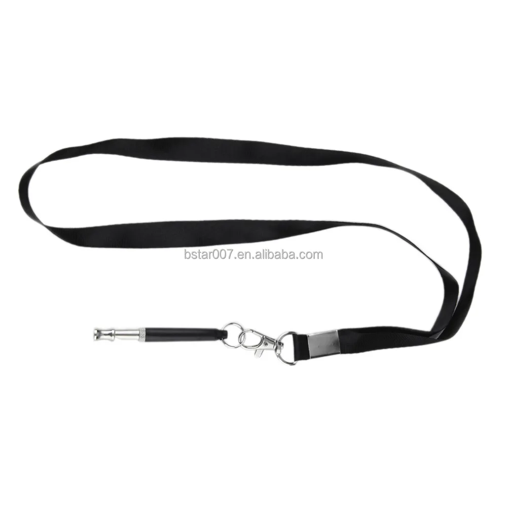 
Hot New Two-tone Ultrasonic Flute Dog Whistle to Stop Barking with Lanyard dog whistle with strap 