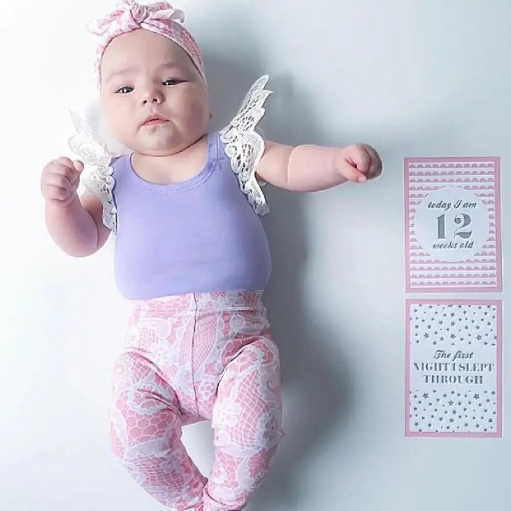 AM-025 Super cute solid cotton shirts for Toddler baby girls with lace flutter sleeve multi-colors boutique wholesale