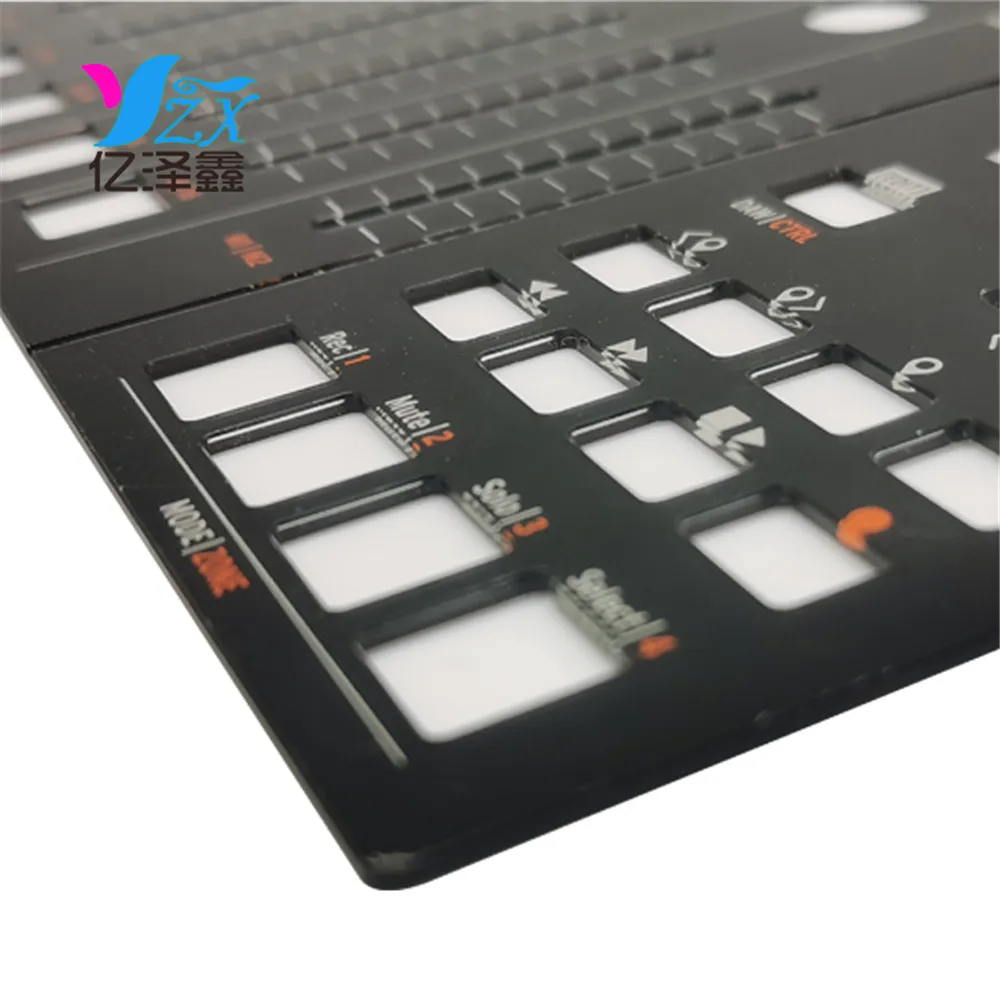 2023 Custom CNC Cutting Screen Printing Acrylic Panel For Machine manufacturer