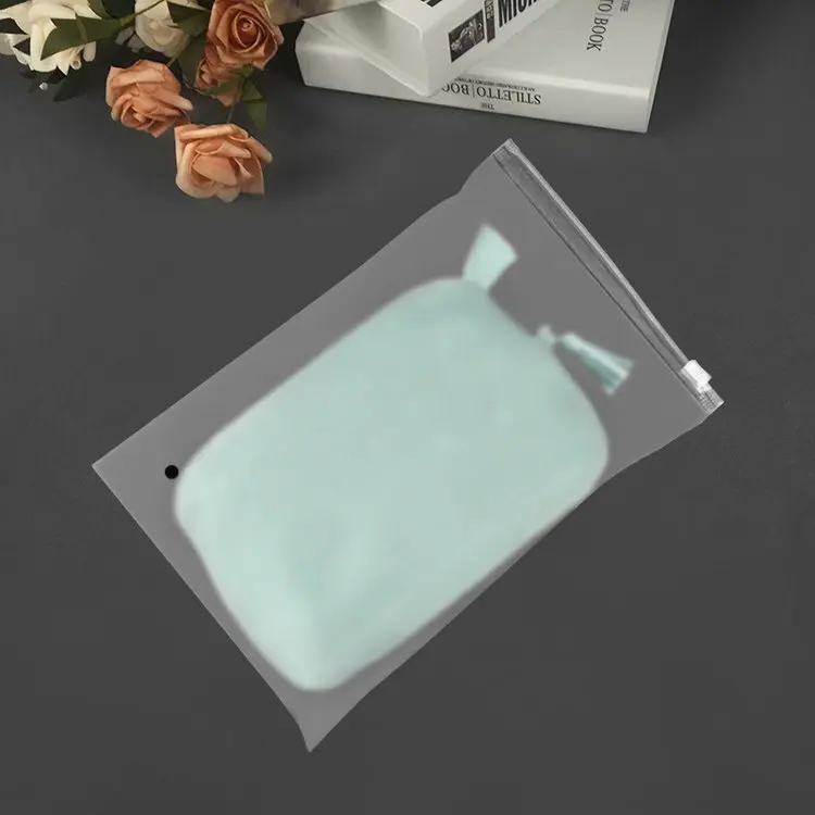 
Frosted OEM plastic eva swimwear bag/ underwear packaging bags with zipper 