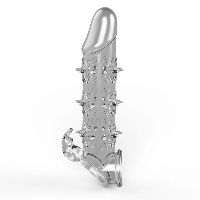Penis Sleeve with Spike Adult Sex Toys for Man Penis Enlargement
