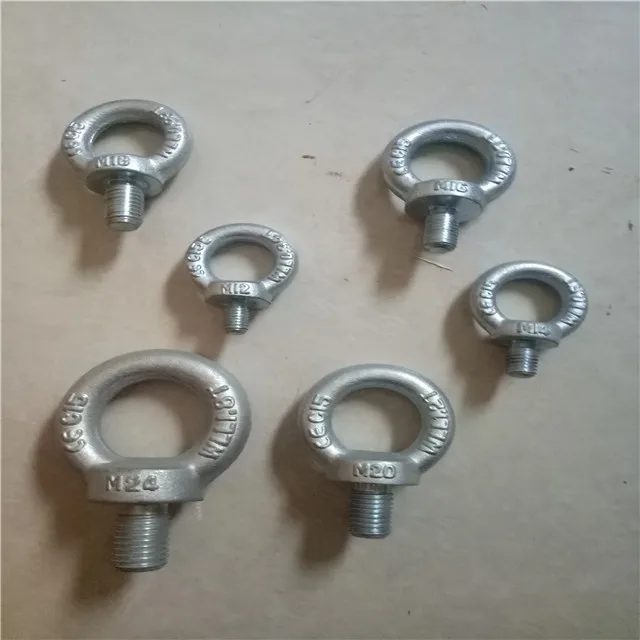 c15 electronic galvanized CE Din580 eye bolt