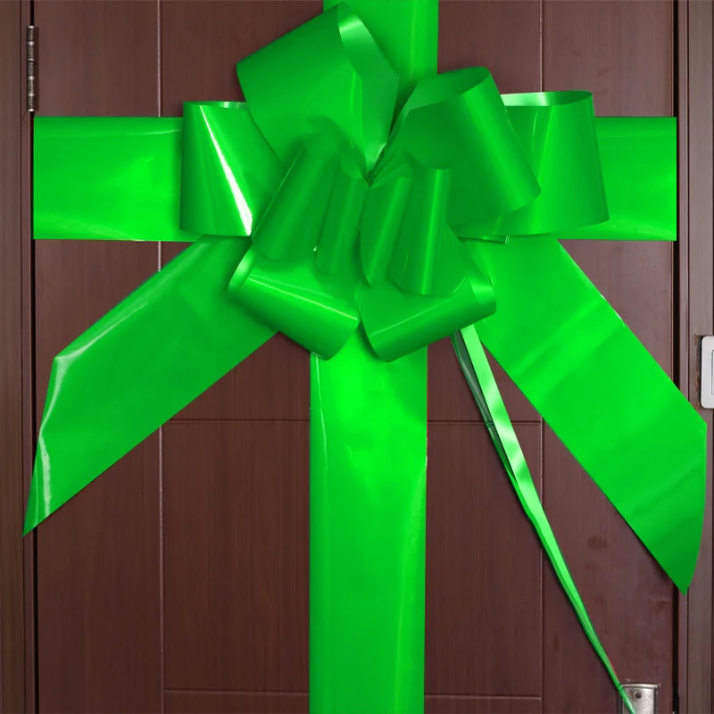 big giant pull up PP ribbon door bow