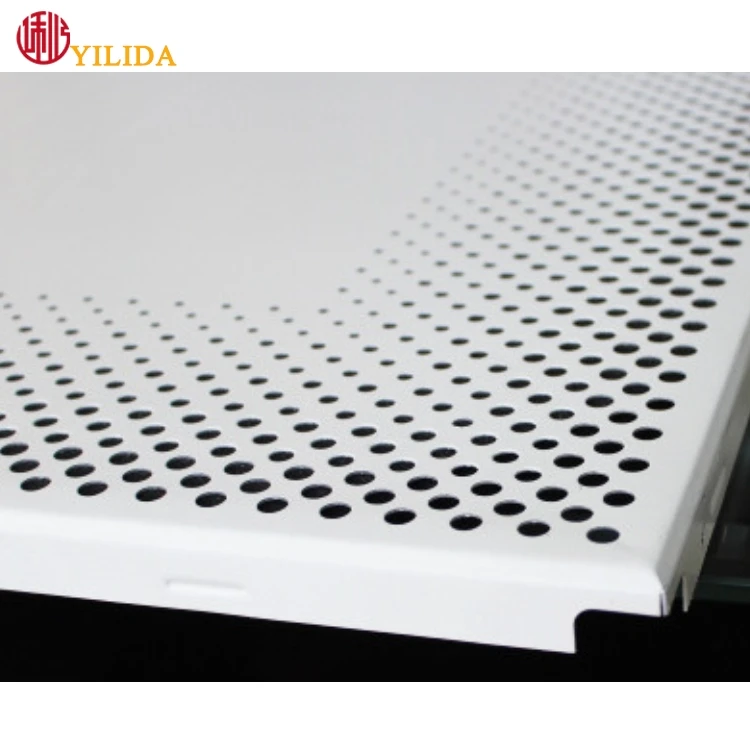 indoor ceiling small hole aluminum perforated metal sheet steel stretching net for decoration