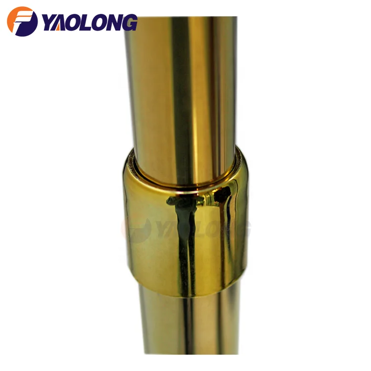 new gold and silver indoor office flag poles and stand