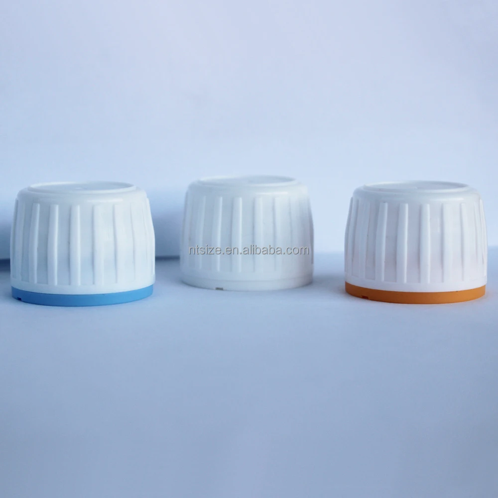 28mm Plastic Pilfer Proof Screw Cap Tamper Evident Cap Glass Syrup Bottles for Amber PE Size T Fom Corks Plastic Accept CN;JIA
