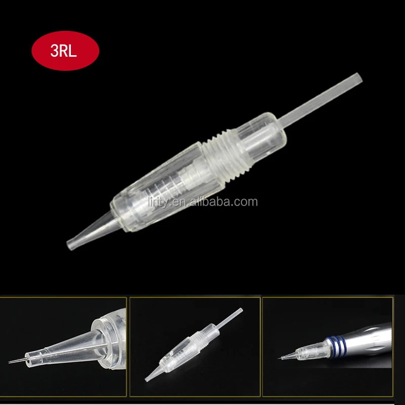 Disposable Sterilized micro needle permanent makeup needle 1RL for digital professional eyebrow lip liner MTS tattoo machine