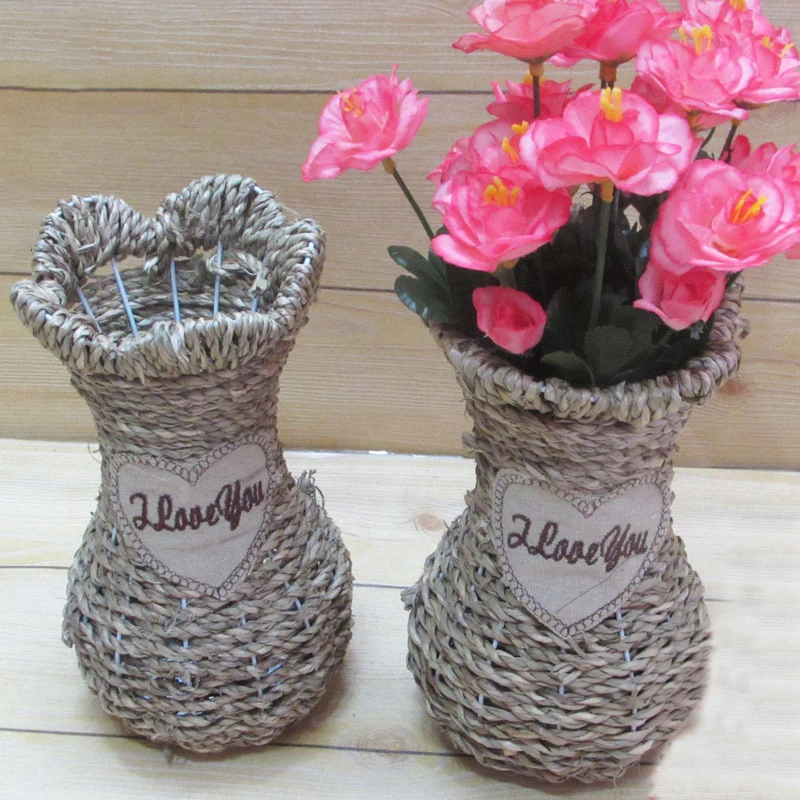 
APHACATOP Popular cheap price rattan flower basket for home decoration 