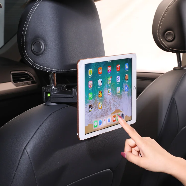 
2 Pcs Car Vehicle Multi-Functional Seat Headrest Bag Hanger Hook Holder Seat Headrest Hanger Hanging Holder Double Hooks 