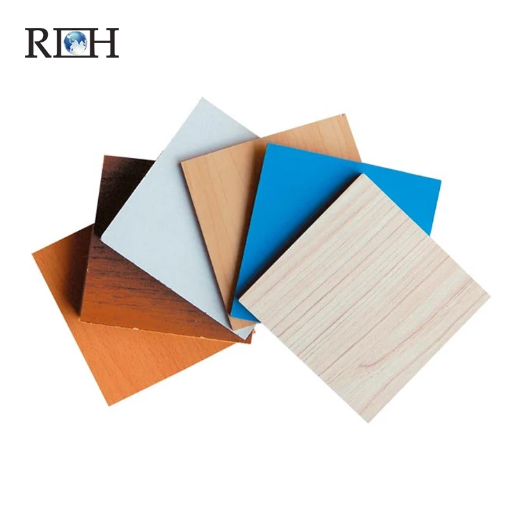 4MM 5MM White Melamine Faced MDF Board / Glossy Melamine MDF