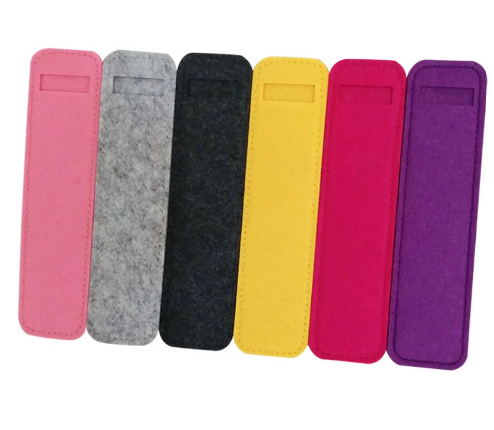 Китайский поставщик милая подставка одиночная черная бархатная коробка для ручек органайзер держатель чехол на заказ войлочный мешочек подарочной упаковки