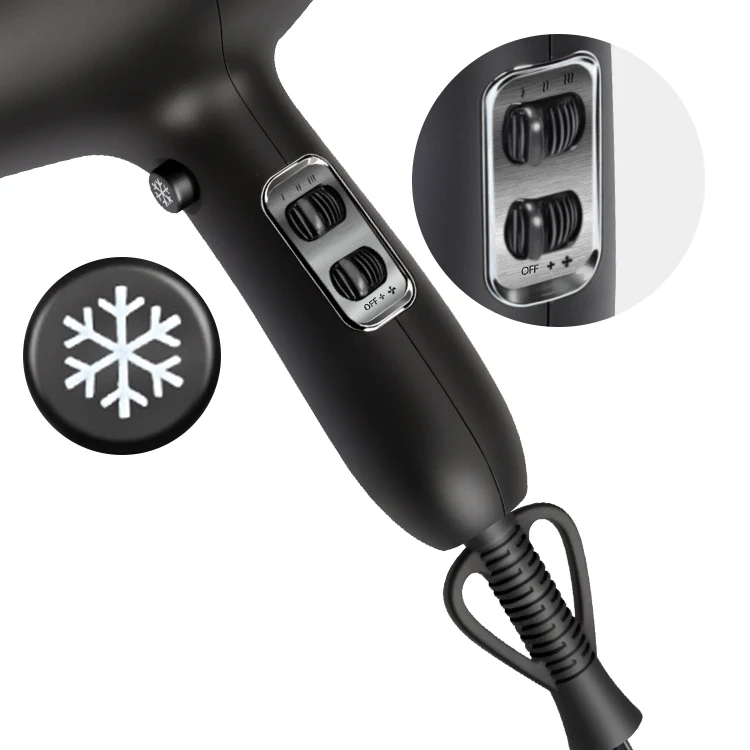 
Professional 1875W Infrared Salon Performance AC Motor Styling Tool Hair Blow Dryer with Hanging Loop 