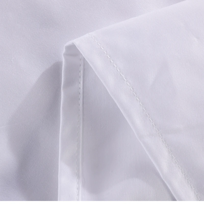 Satin weave fabric  40S 60S 80S king size quilt cover bed sheet 100% cotton bedding set
