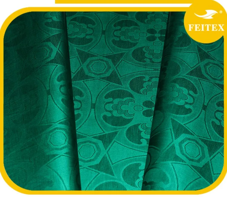 100% cotton guinea brocade African cloth men dress shirts fabric cheap price 10 yards/bag damask bazin riche Feitex