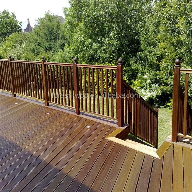 natural color garden balcony durable wpc flooring grey millboard decking
