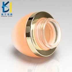 Luxury Cosmetic Packaging 30ml Glass Jar Gradient Color Glass Eye Cream Jar 20ml 50ml