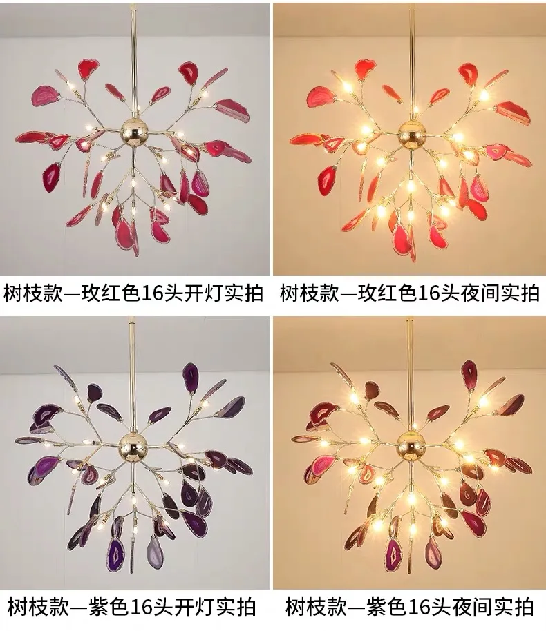 Factory direct customizable postmodern creative personality original living room bedroom commercial LED chandelier