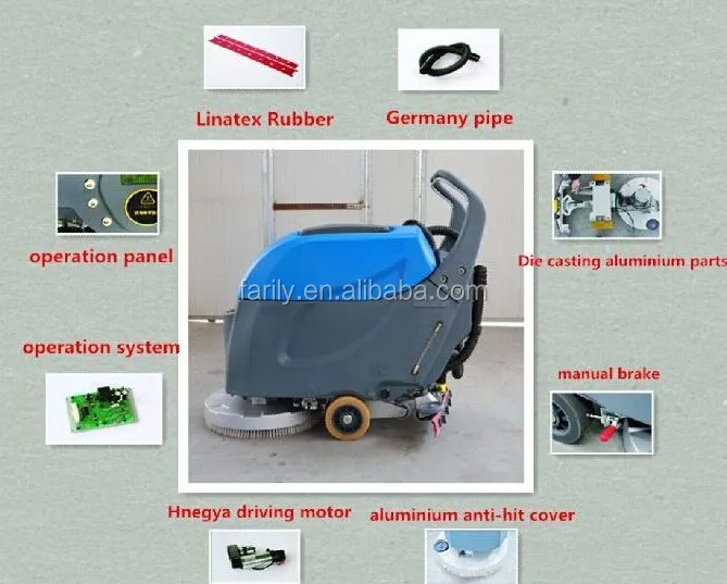 single disc floor cleaning machine for hospital
