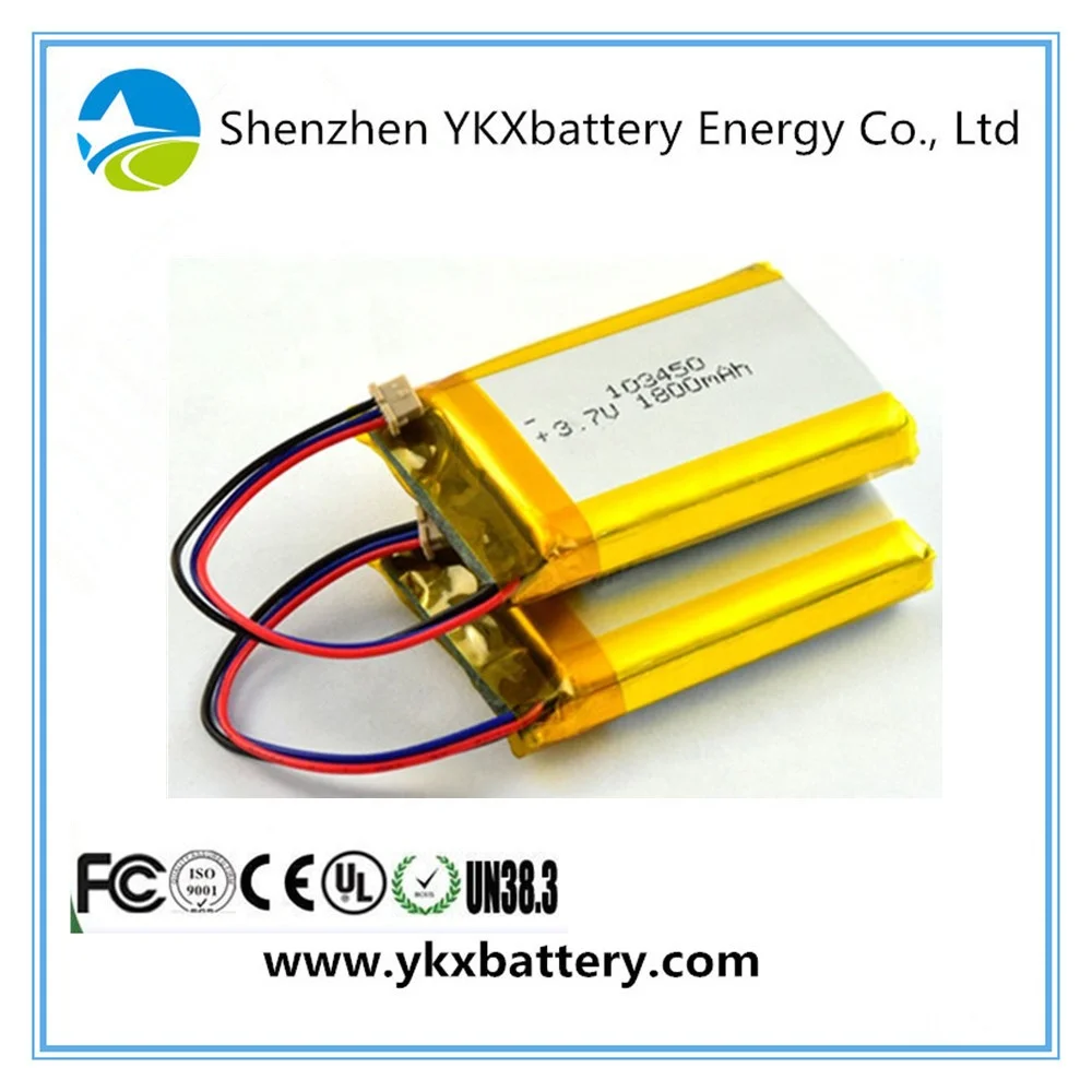 103450 3.7V 1800mah Super low temperature lithium polymer battery
