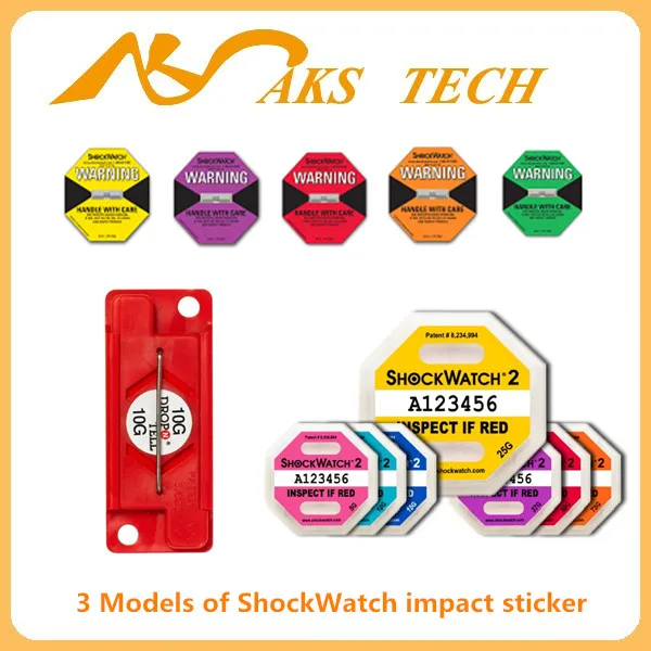 Модель L-30 влияние этикетки, влияние наклейка, грузовой индикатор ShockWatch