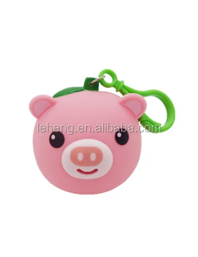 New trends soft plastic pink pig shape pop tongue bleeping toys animal ornament