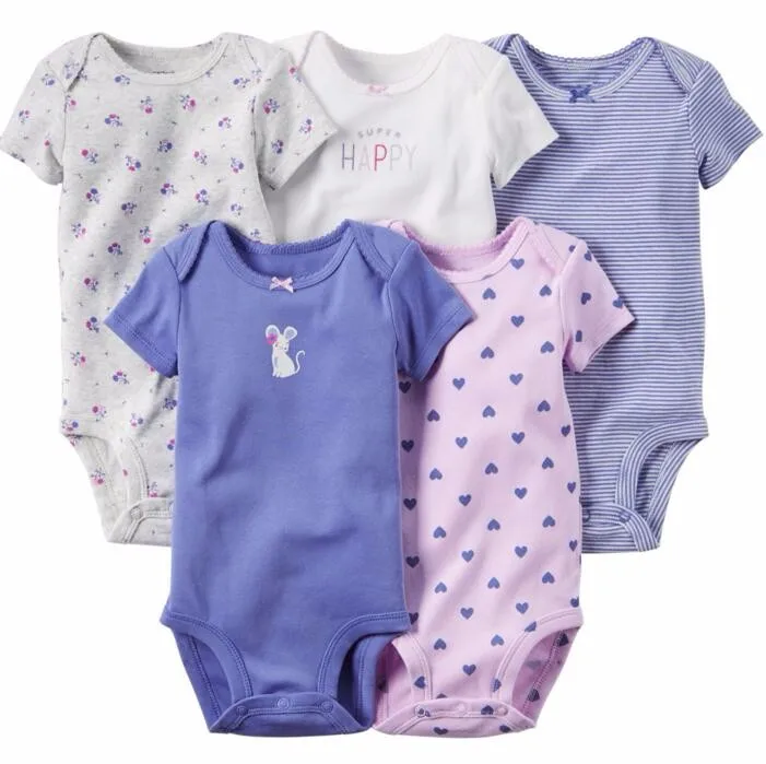 Hot Selling neutral cheap price Animal Printed baby romper 66001