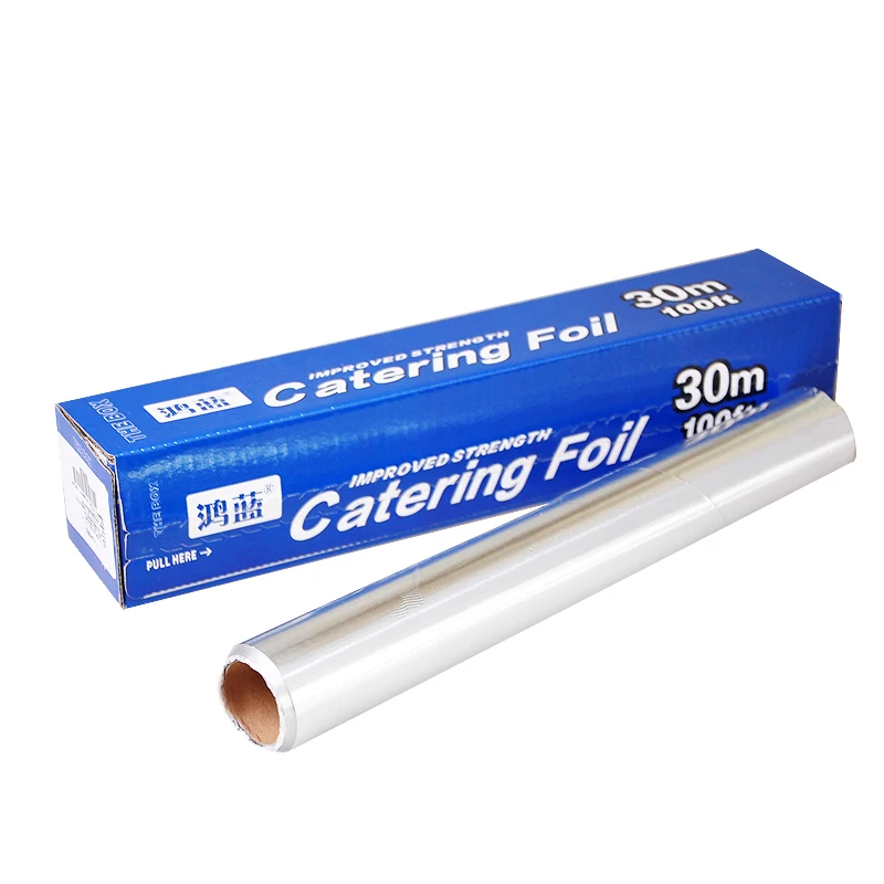China supplier Catering Aluminium Foil, Silver Aluminium Foil Paper, Food Packing Household
