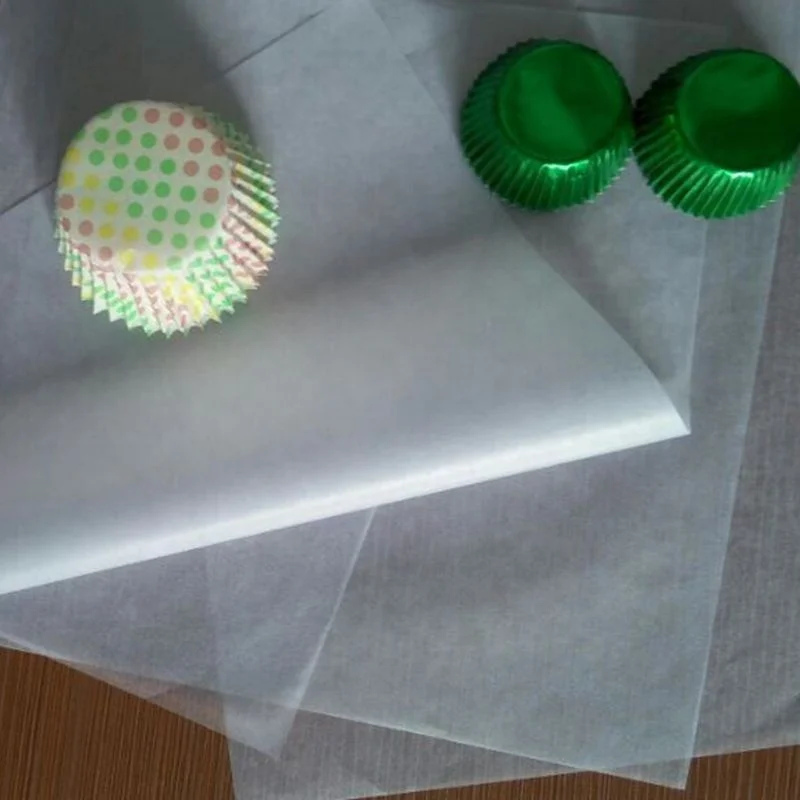 
24gsm nature translucent packing paper glassine paper for food packaging 