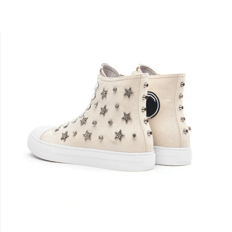 High Top Jeans Canvas Casual Sneaker for Men and Women